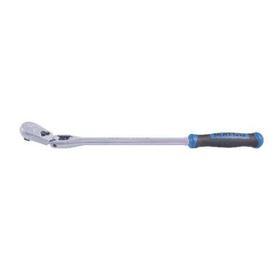3/8" DRIVE 15-1/2" EIGHTY8 TOOTH LOCKING FLEX RATCHET WITH ERGO HANDLE - BLUE