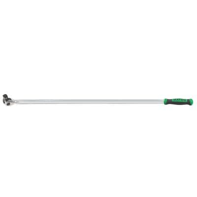 1/2" DRIVE 36" LONG FLEX HEAD BREAKER BAR WITH ERGO HANDLE - GREEN