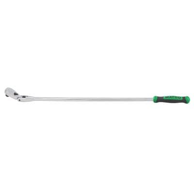 1/2" DRIVE 33-3/8" EIGHTY8 TOOTH LOCKING FLEX RATCHET WITH ERGO HANDLE - GREEN