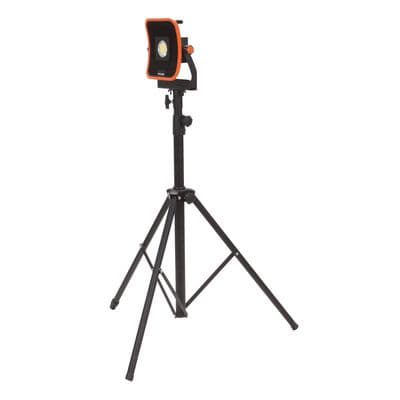 2,800 LUMENS COB RECHARGEABLE WORK LIGHT WITH TRIPOD - ORANGE