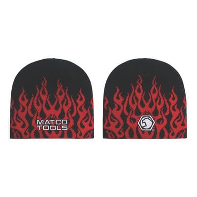 RED FLAMES BEANIE